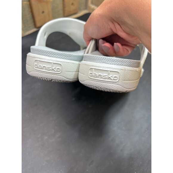 Dansko Womens Krystal Molded Toe-Loop Sandals EU40 US 9.5-10 White - Picture 7 of 9